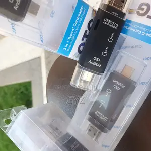 OTG Card Reader 3 in 0ne Type C, Usb, Micro USB