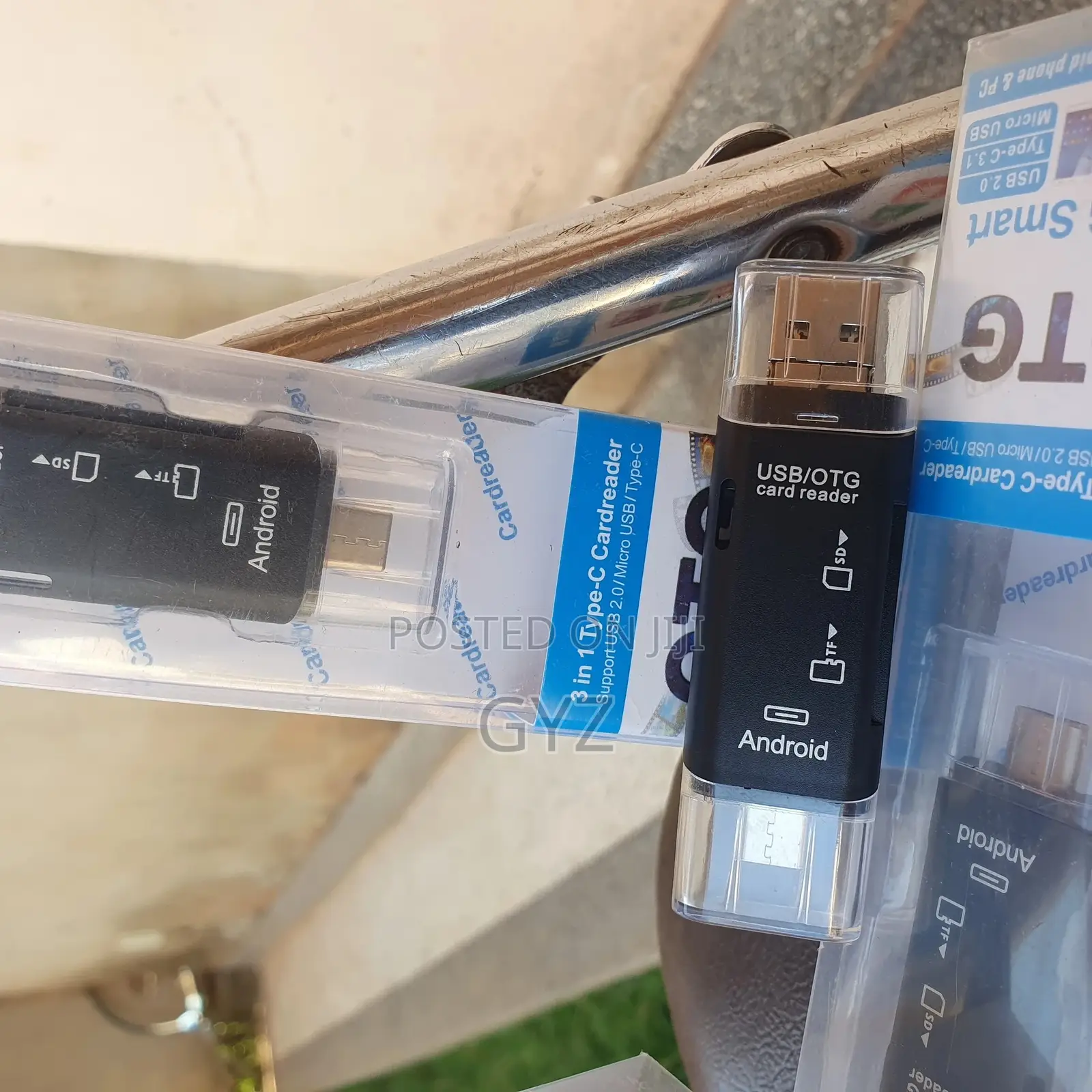 OTG Card Reader 3 in 0ne Type C, Usb, Micro USB