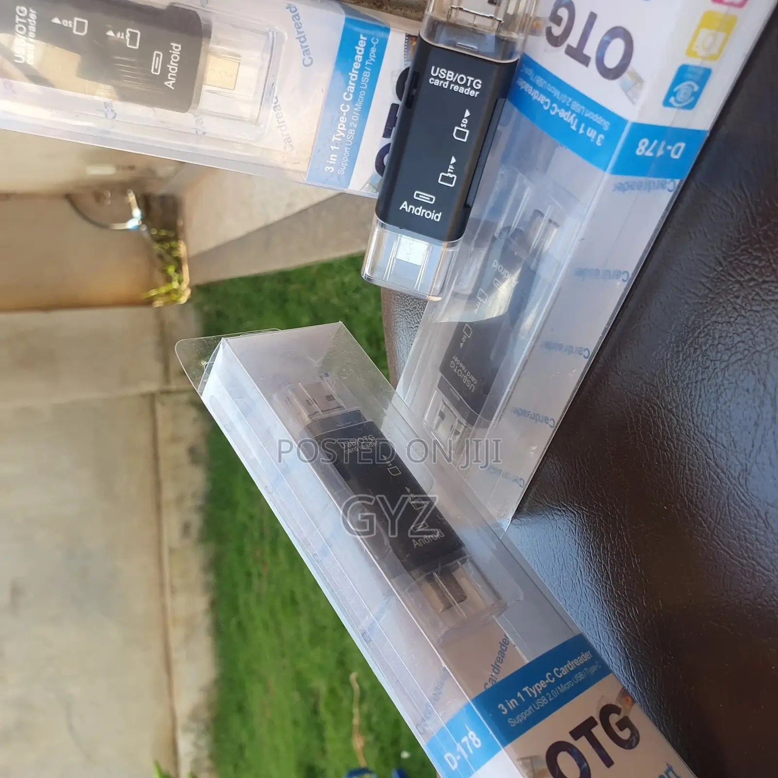 OTG Card Reader 3 in 0ne Type C, Usb, Micro USB