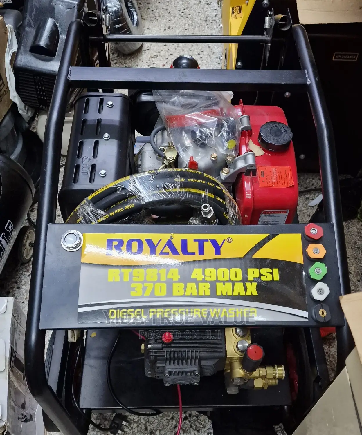 Diesel Jet Washer 4 Wheels
