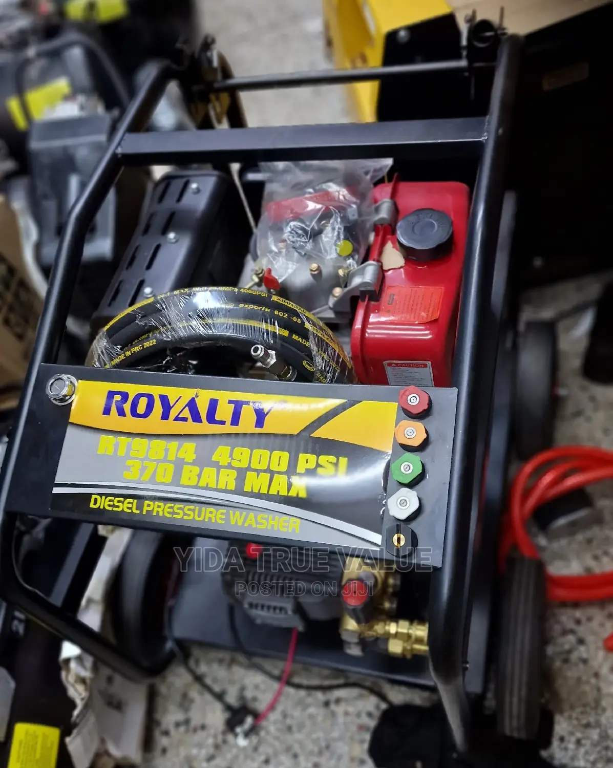 Diesel Jet Washer 4 Wheels