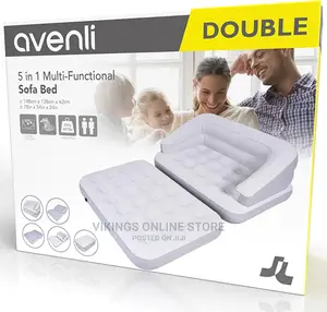 JILONG 5-In-1 Flocked Sofa Bed Furniture Indoor Air Sofa
