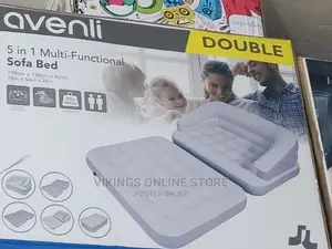 AVENLI Inflatable Sofa Convertible to Double Air Bed.
