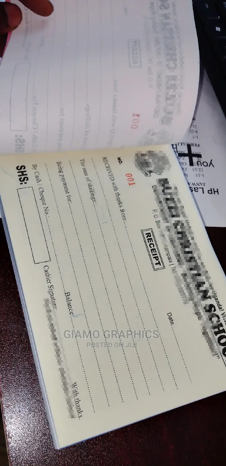 100 Pages Receipt Book A5
