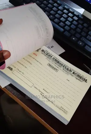 100 Pages Receipt Book A5