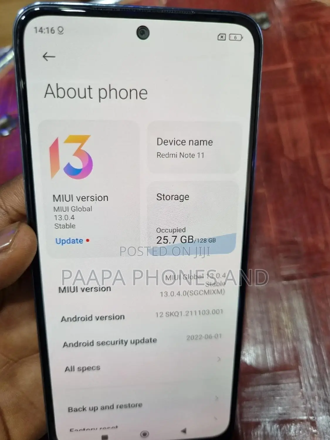 Xiaomi Redmi Note 11 128 GB Blue