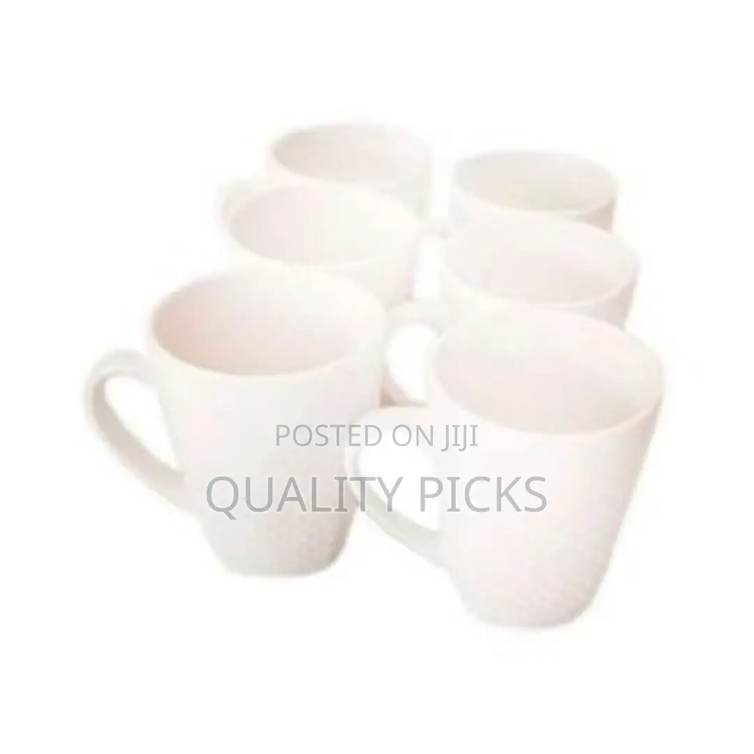 Six White Coffee Cup