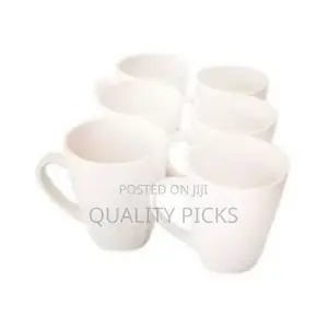 Six White Coffee Cup