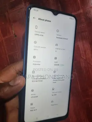Oppo A16K 32 GB Blue