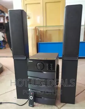 Bluetooth Home Theater Speaker 2.1 Loud Woofer - Black