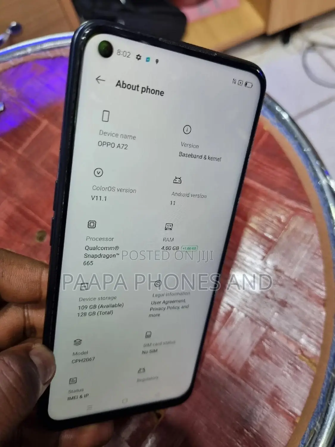 Oppo A72 128 GB Black