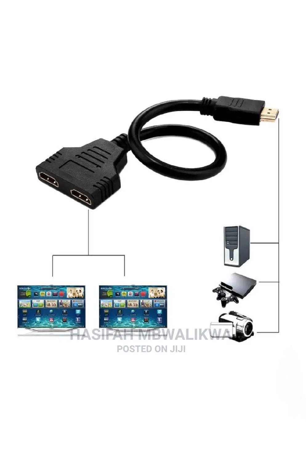 30cm 1080P HDMI Splitter Cable
