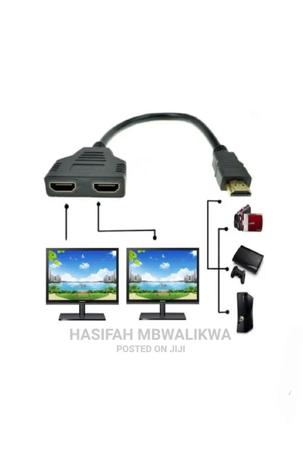 30cm 1080P HDMI Splitter Cable