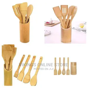 5pcs of Bamboo Kitchen Stick Set -