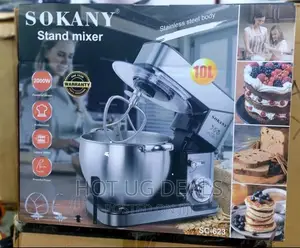 10L Sokany Stand Mixer Stainless Body