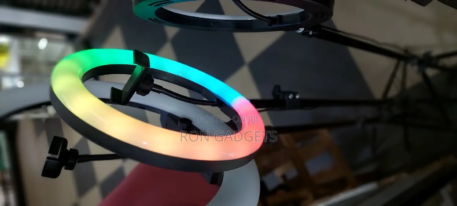 Colored Ringlight With Stand 10inchs