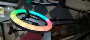 Colored Ringlight With Stand 10inchs