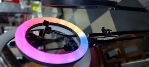 Colored Ringlight With Stand 10inchs