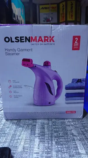 Olsenmark Automatic Hand Garmentsteamer With 2years Warranty