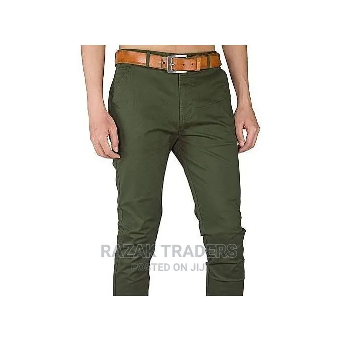 Men's Stretcher Khaki Trousers
