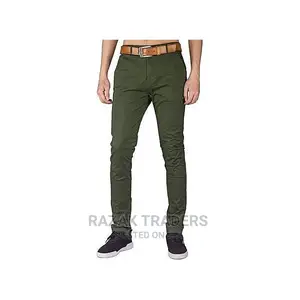 Men's Stretcher Khaki Trousers