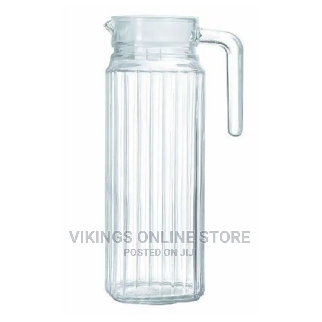 Glass Jug With Unique Design 1.2 Liters