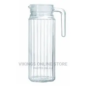Glass Jug With Unique Design 1.2 Liters