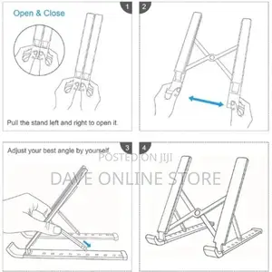 Creative Folding Storage Adjustable Laptop Tablet Stand