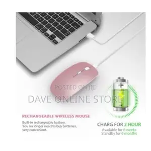 Wireless Led Gaming Rechargeable Computer Mouse