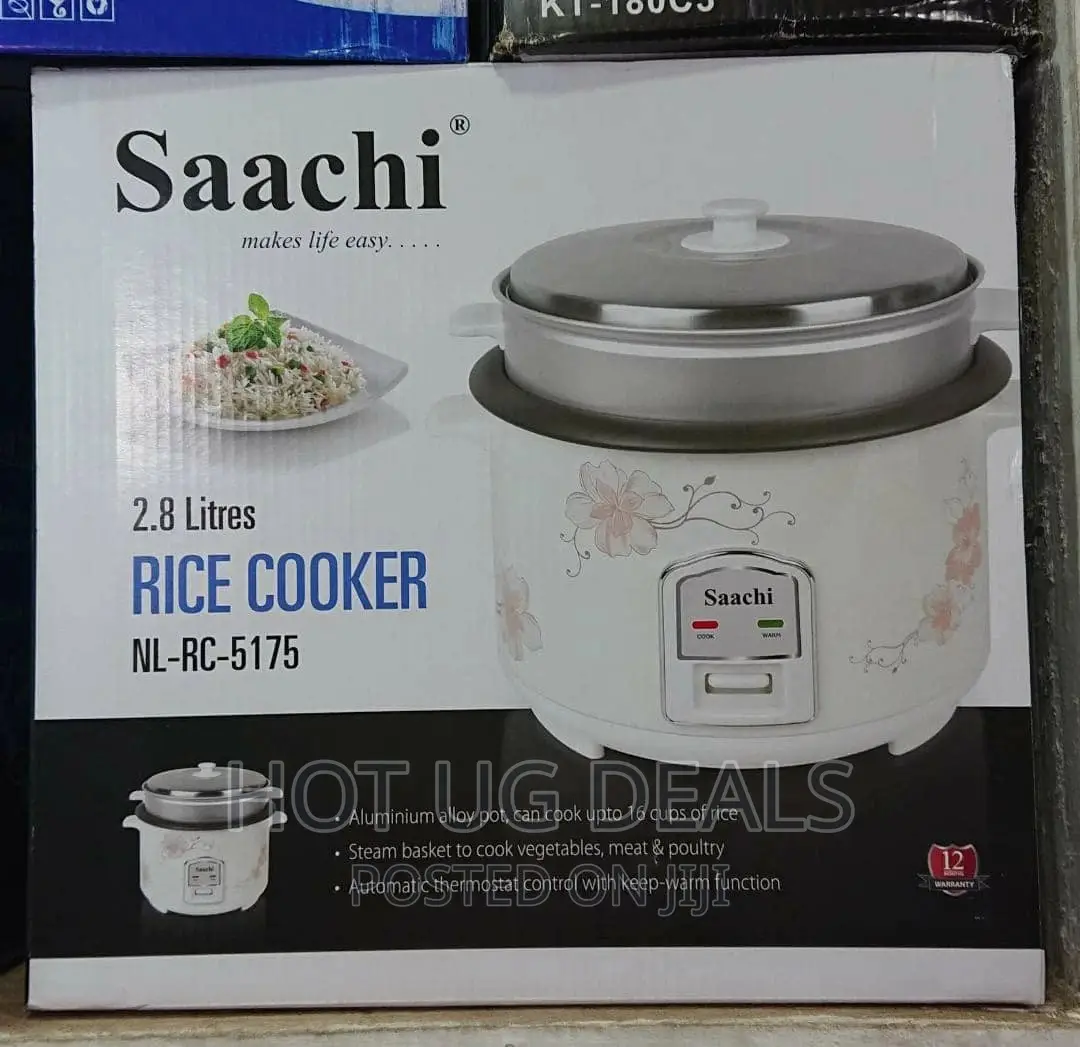 2.8L Saachi Rice Cooker With Steamer