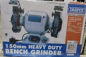 UK DRAPER Heavy Duty 150mm Bench Grinder 370W