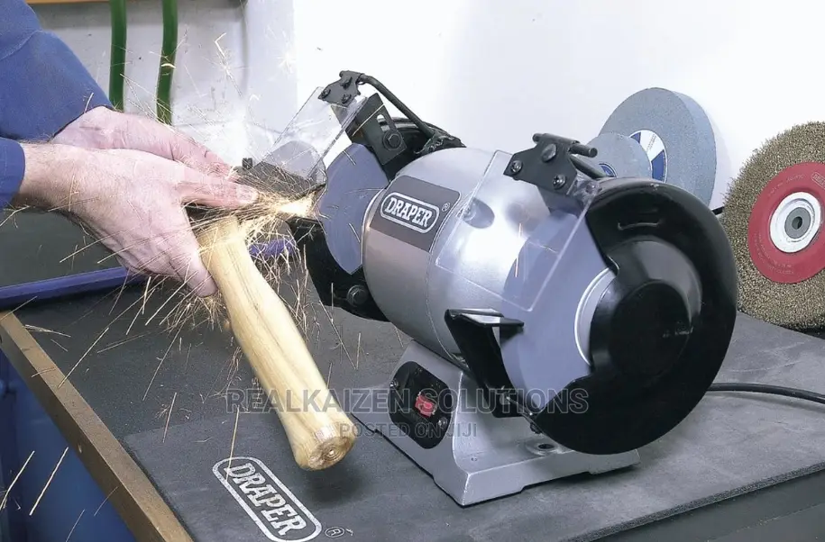 UK DRAPER Heavy Duty 150mm Bench Grinder 370W
