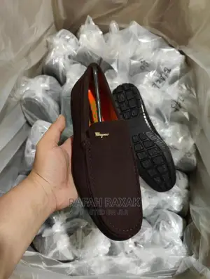 Original Ferragamo Suede Moccasins