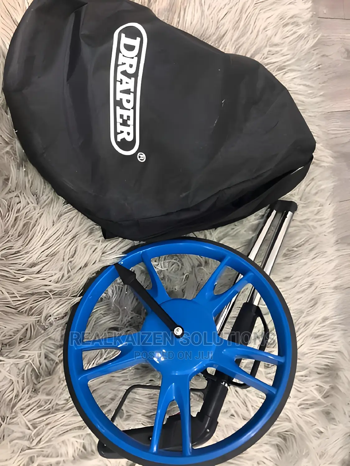 UK DRAPER Distance Measuring Blue Wheel With Carry Bag