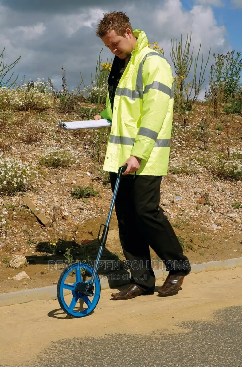 UK DRAPER Distance Measuring Blue Wheel With Carry Bag