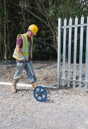 UK DRAPER Distance Measuring Blue Wheel With Carry Bag
