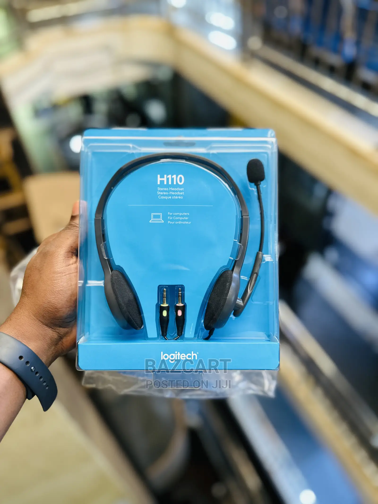 Logitech H110 Stereo Headset With Mic Pin