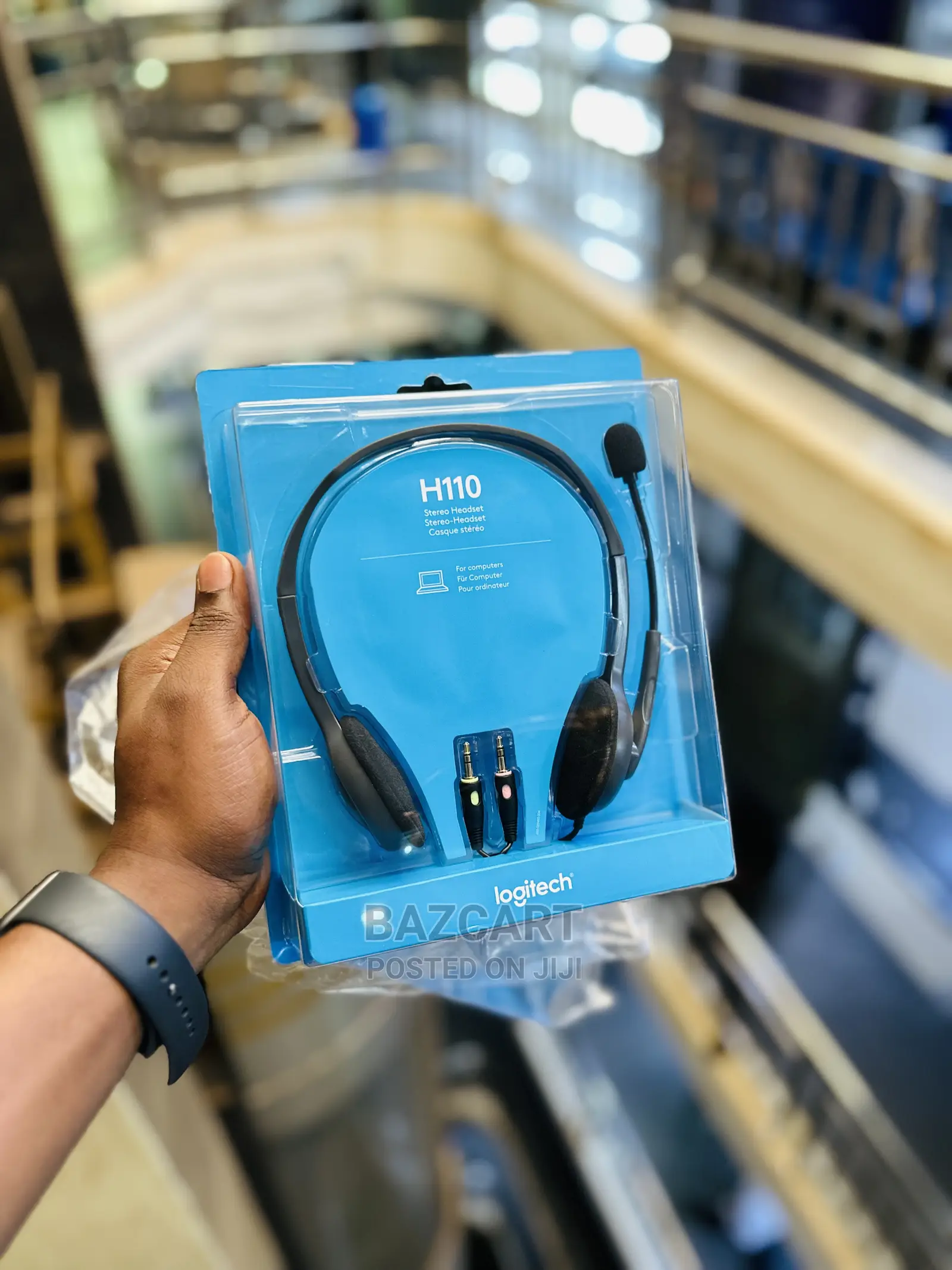 Logitech H110 Stereo Headset With Mic Pin