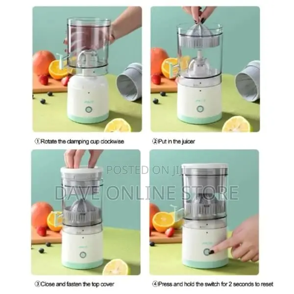 Portable Rechargeable USB Fruit Juicer - 45W