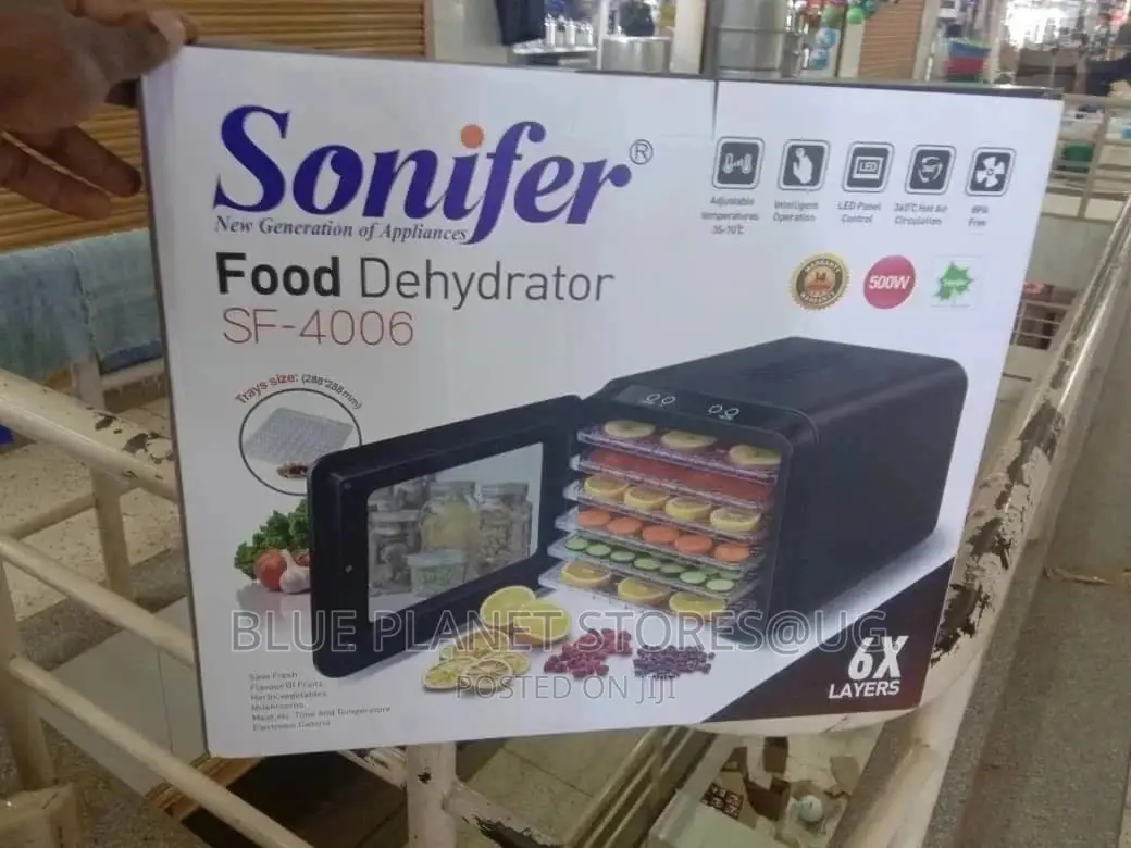 SONIFER 6×Layers Food Dehydrator/Dryer || 500w || SF-4006