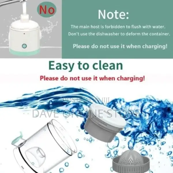 Usb Rechargeable Portable Electric Citrus Juicer