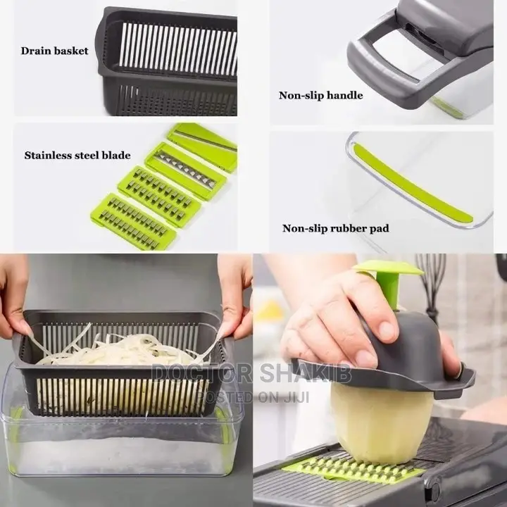 8 In 1 Multifunctional Vegetable Cutter/ Chopper