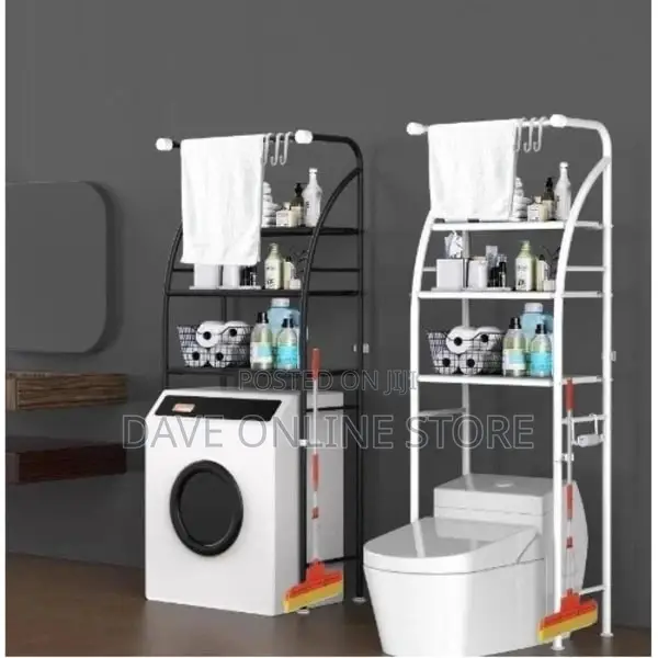 3 Tier Over Toilet Bathroom Storage Rack Shelf Organizer