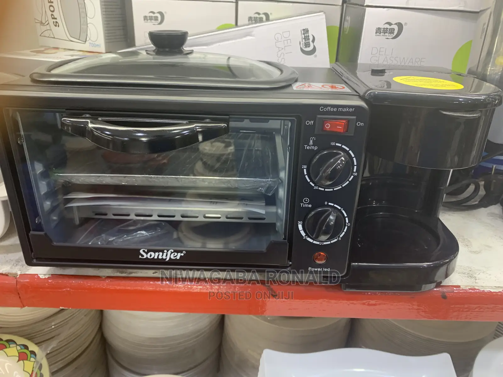 3 in 1 Breakfast Coffee Machine Maker and Oven