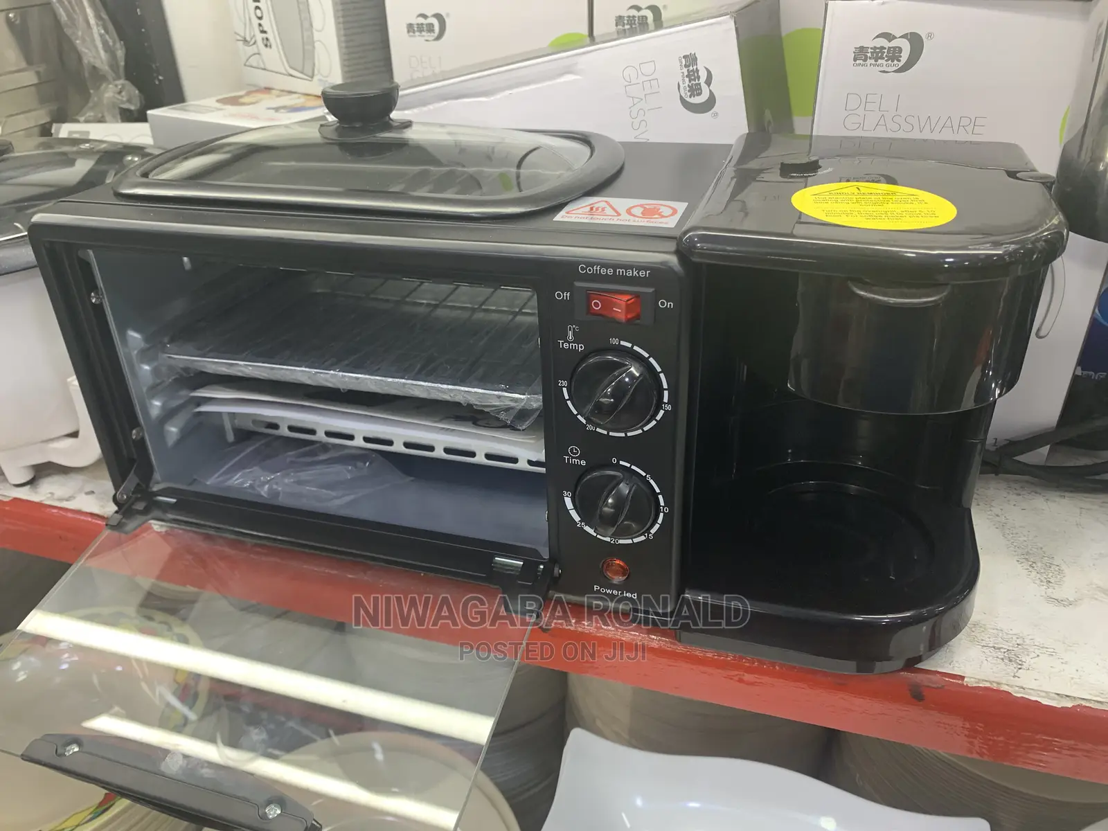 3 in 1 Breakfast Coffee Machine Maker and Oven