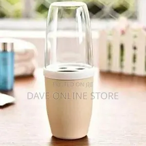 Cup Toothbrush Toothpaste Holder.