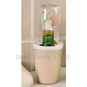 Cup Toothbrush Toothpaste Holder.