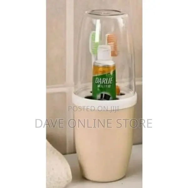 Cup Toothbrush Toothpaste Holder.