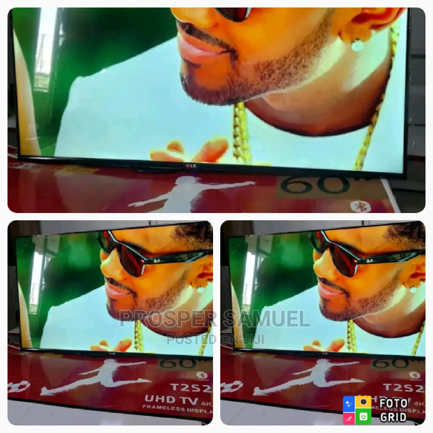 Brand New LG 60 Inches Smart Frameless With Inbuilt Decoder