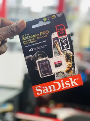 Sandisk Extreme Pro 256 Gb Microsdxc Memory Card +Sd Adapter